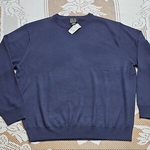 NWT Jos. A. Bank Executive Collection Men's Navy Blue Crewneck Sweater